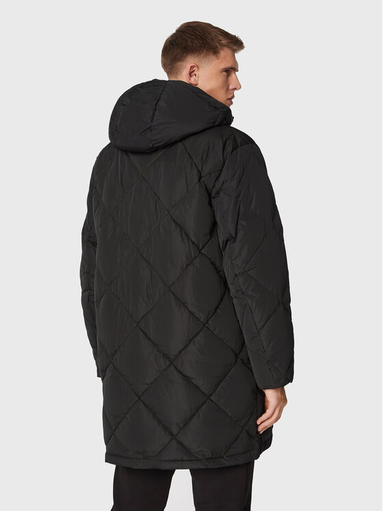 Calvin Klein Calvin Klein Пухено яке Modern Comfort K10K110322 Черен Relaxed Fit