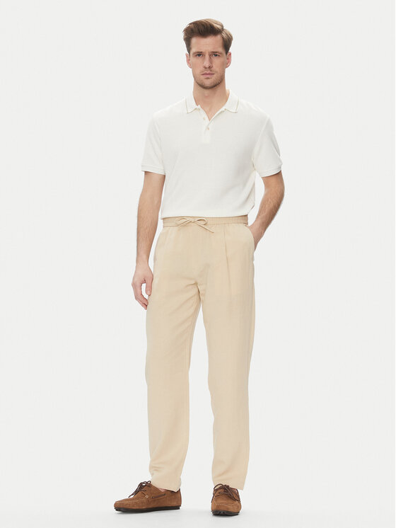 Marciano Guess Marciano Guess Pantaloni di tessuto 5GHB03 2310Z Beige Regular Fit