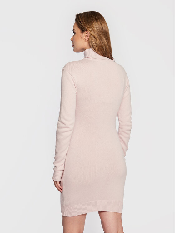 Chiara Ferragni Chiara Ferragni Vestito di maglia 73CBOM22 Rosa Slim Fit