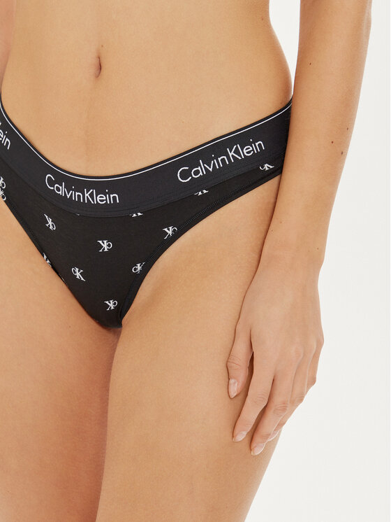 Calvin Klein Underwear Calvin Klein Underwear Στρίνγκ 0000F3786E Μαύρο