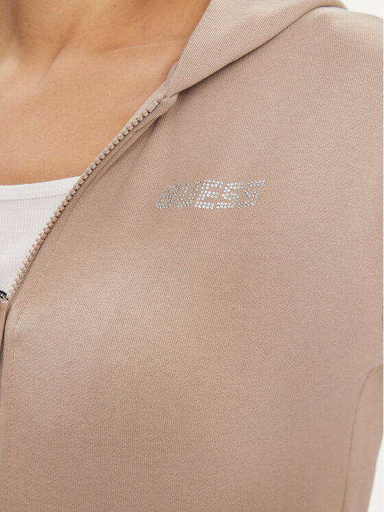 Guess Guess Bluză Eleanora V4RQ04 KC5O0 Maro Regular Fit