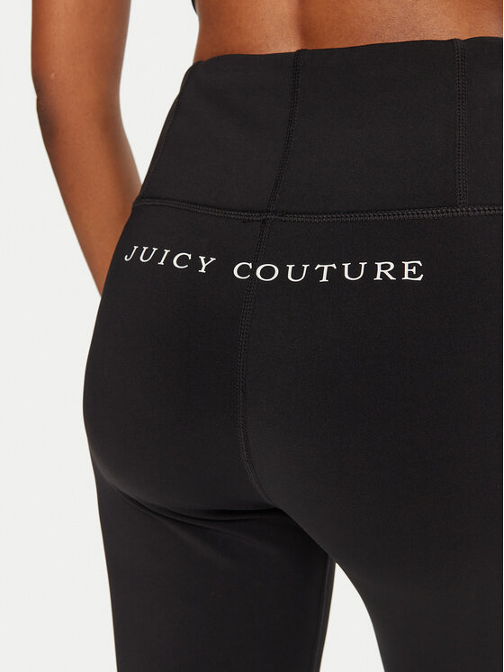 Juicy Couture Juicy Couture Легінси Valdetta JCSML224406 Чорний Slim Fit