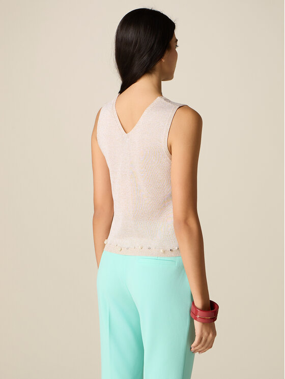 Oltre Oltre Maglione M528J005300N0A2 Oro Regular Fit