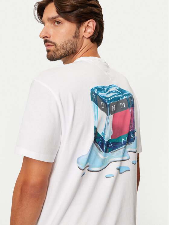 Tommy Jeans Tommy Jeans Футболка Fun Novelty DM0DM19686 Білий Regular Fit