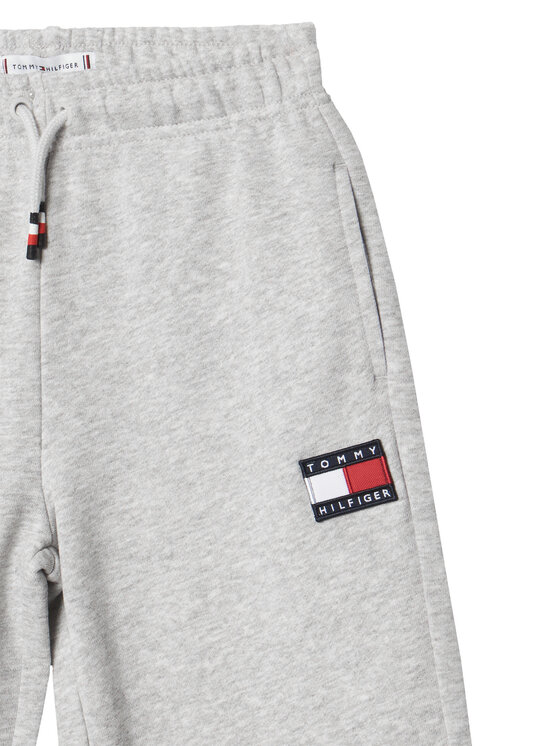 Tommy Hilfiger Tommy Hilfiger Долнище анцуг KS0KS00715 Сив Regular Fit