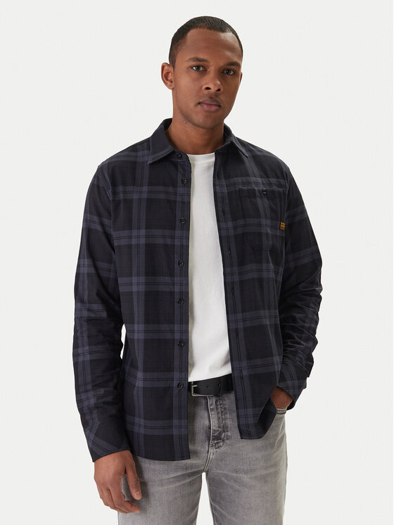 G-Star Raw G-Star Raw Marškiniai Bristum 2.0 D23553-D748 Tamsiai mėlyna Slim Fit