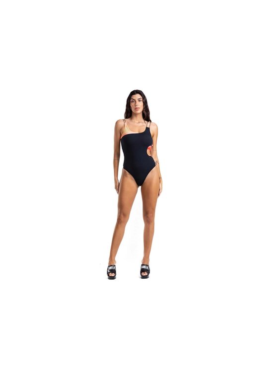 LaBellaMafia LaBellaMafia Strój kąpielowy BODYSUIT LUMINOUS BLACK Czarny