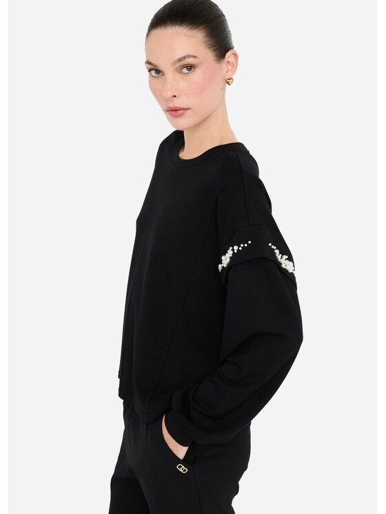 Liu Jo Liu Jo Felpa TF5153FS576M9932 Nero Regular Fit