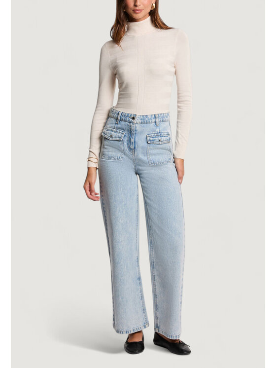 Morgan De Toi Morgan De Toi Maglione 252-MENTHYO Beige Blazer Fit