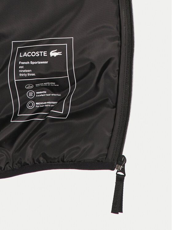 Lacoste Lacoste Αμάνικο Μπουφάν BH6761 Μαύρο Regular Fit