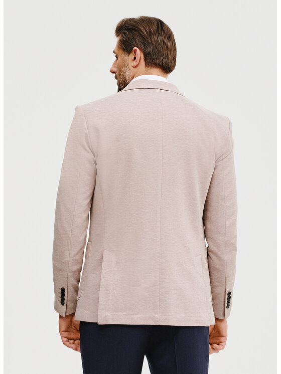 Pako Lorente Pako Lorente Marynarka P25SF-3X-021 Beżowy Slim Fit