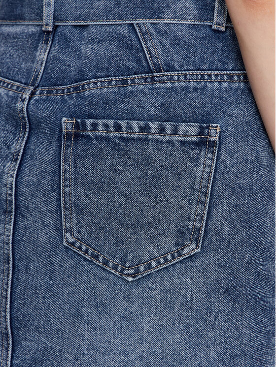 Morgan Morgan Spódnica jeansowa 231-JSTELA1 Niebieski Regular Fit
