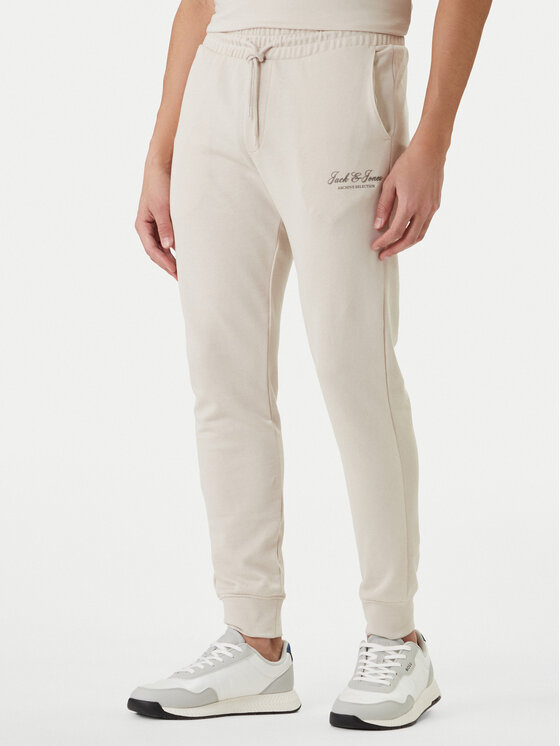 Jack & Jones Jack & Jones Tričko Earchive 12297641 Béžová Regular Fit