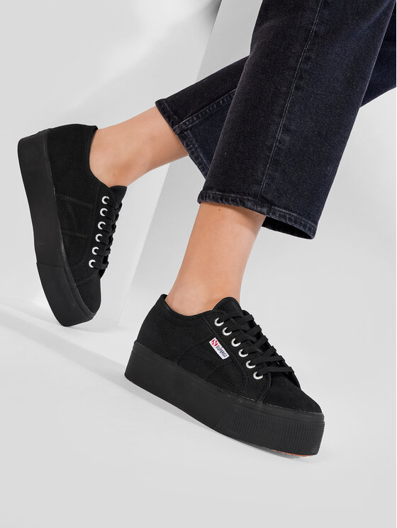 Superga Superga Tenisky 2790 Cotw Linea Up And Down S9111LW Černá
