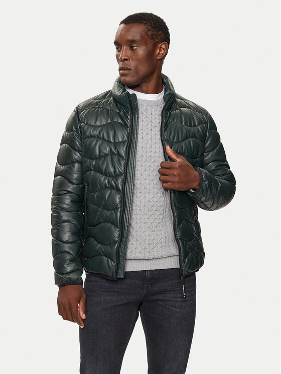 Milestone Milestone Lederjacke 43104060500 Grün Reglan Fit