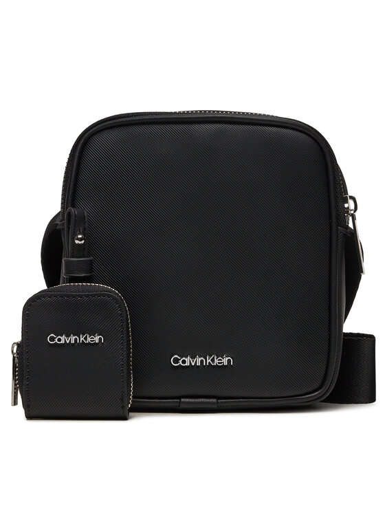 Calvin Klein Calvin Klein Мъжка чантичка Ck Est. Pu Cube Reporter K50K511861 Черен