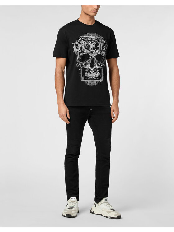 PHILIPP PLEIN PHILIPP PLEIN T-Shirt 22849 Czarny Regular Fit