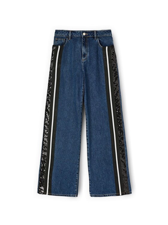Motivi Motivi Jeansy P412Q004175N024 Niebieski Over Fit
