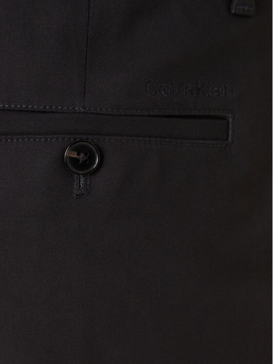 Calvin Klein Calvin Klein Παντελόνι chino LV04LE612G Μαύρο Tapered Fit