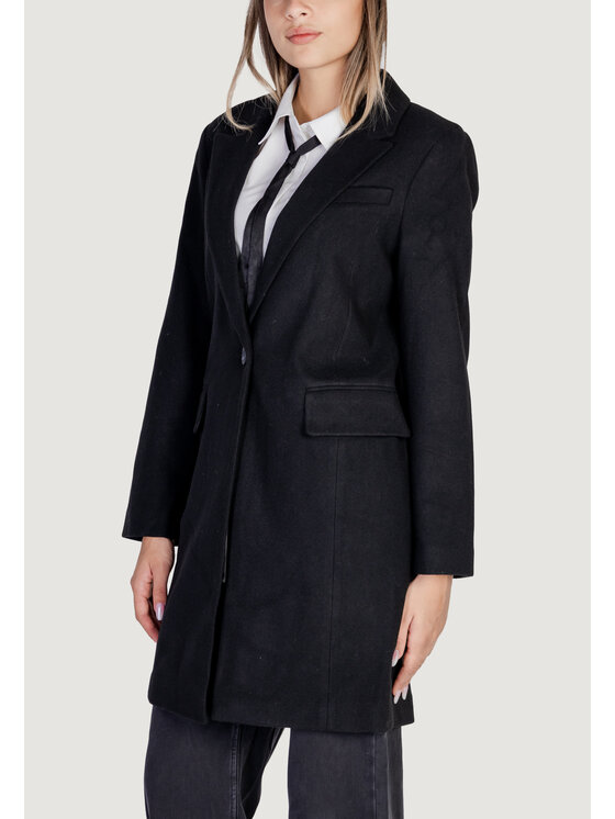 Mezza Stagione Cappotto Nero Donna Only Cappotto Nero Only Only M