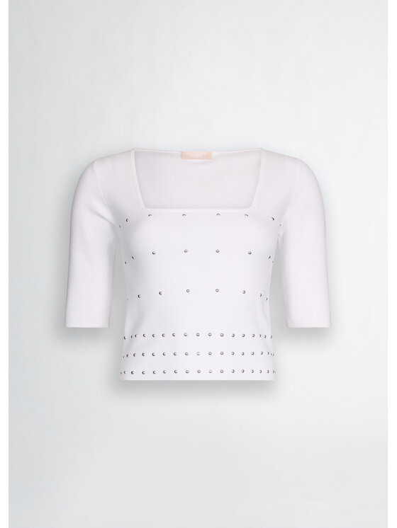 Liu Jo Liu Jo Cardigan WA5206MS99E10701 Bianco Regular Fit