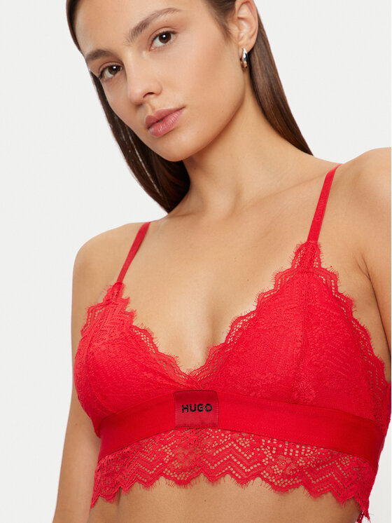 HUGO Hugo Bralette krūšturis 50502786 Sarkans