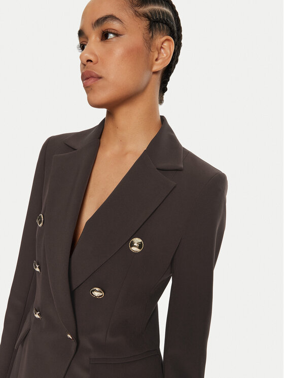 Maryley Maryley Suknjič 24IB139/43CO Rjava Regular Fit
