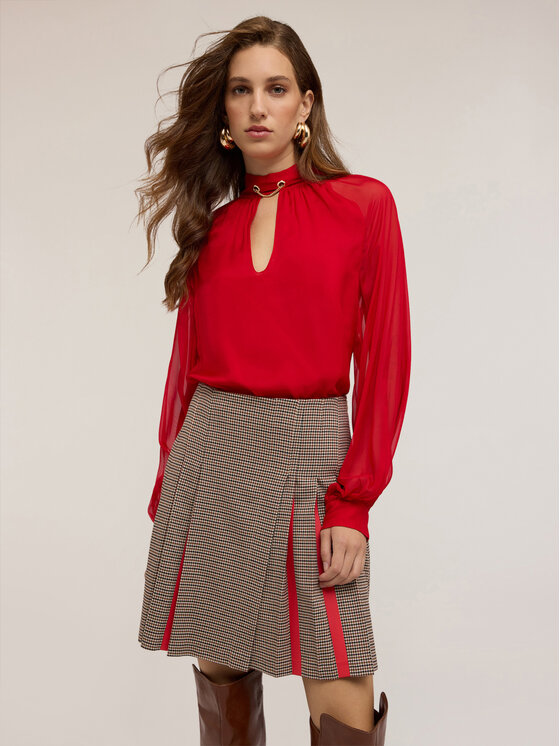 Motivi Motivi Blusa 2715W000751N016 Rosso Regular Fit