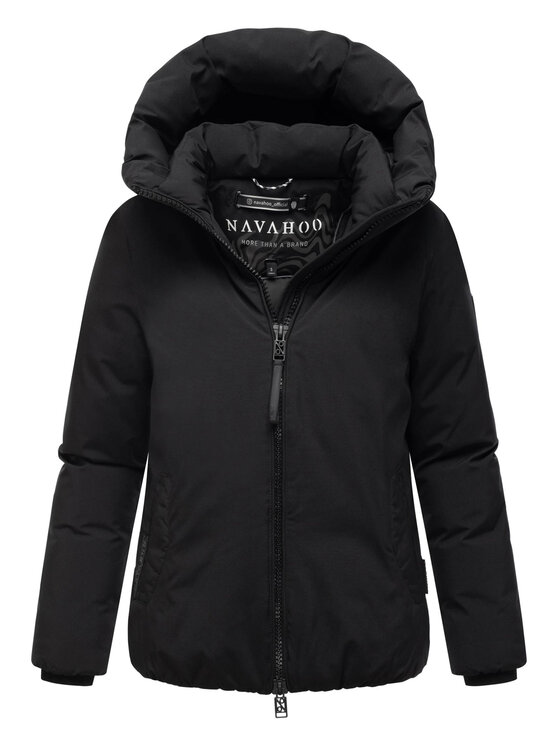 Navahoo Navahoo Kurtka zimowa Blütenlicht Czarny Regular Fit