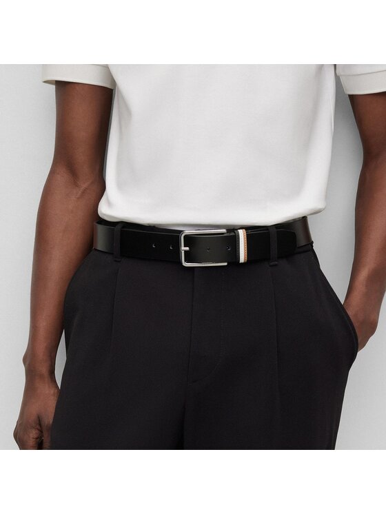 BOSS Boss Herrengürtel 50496720 Schwarz
