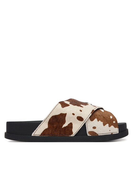 Tommy Jeans Tommy Jeans Nazouváky Tjw Comfort Slides Calf Hair EN0EN02941 Barevná
