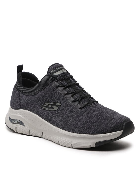 Skechers Skechers Sneakersy Waveport 232301/BKGY Sivá