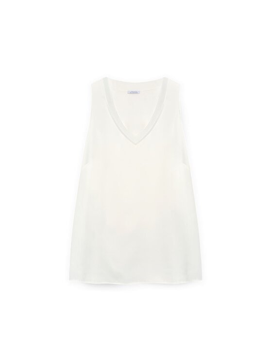 Fiorella Rubino Fiorella Rubino T-shirt G478L208554N011 Bianco Regular Fit