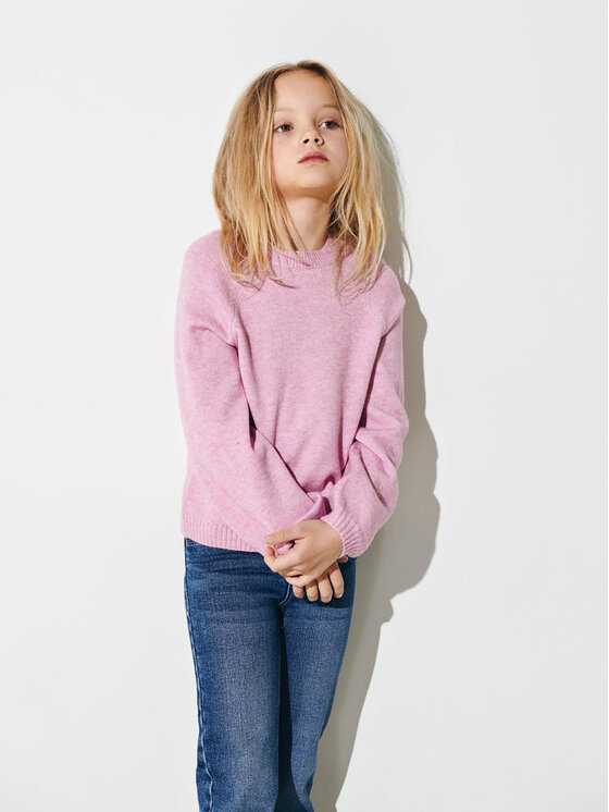Kids ONLY Kids ONLY Пуловер Lesly 15246166 Розов Regular Fit