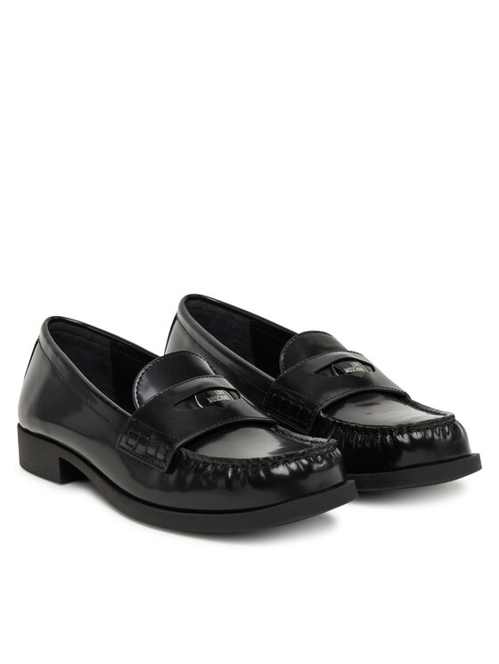 LOVE MOSCHINO LOVE MOSCHINO Mokasyny JA10222G1NJD000A40 Czarny