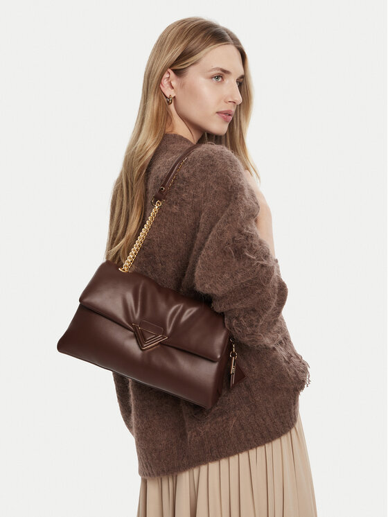 Aldo Aldo Ročna torba Largesoftpuff 14076953 Rjava