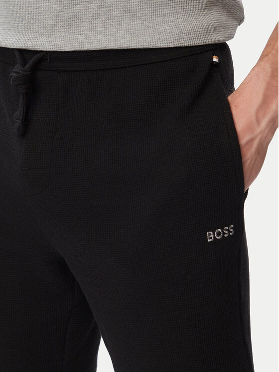 BOSS BOSS Спортни шорти Waffle 50535884 Черен Regular Fit