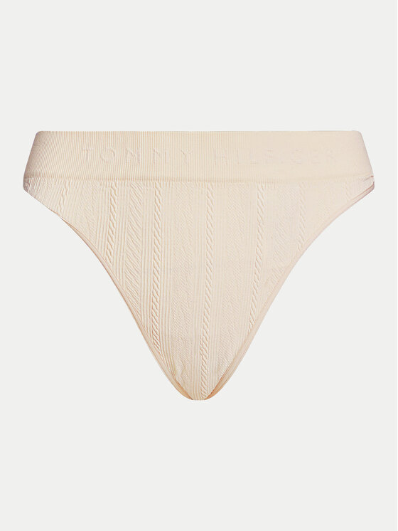 Tommy Hilfiger Tommy Hilfiger Stringové nohavičky UW0UW05503 Béžová