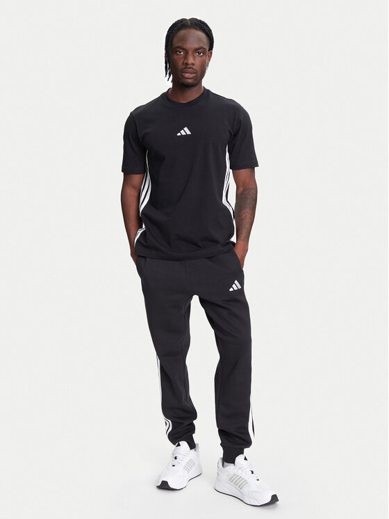 adidas adidas T-shirt Essentials 3-Stripes JD1906 Crna Regular Fit