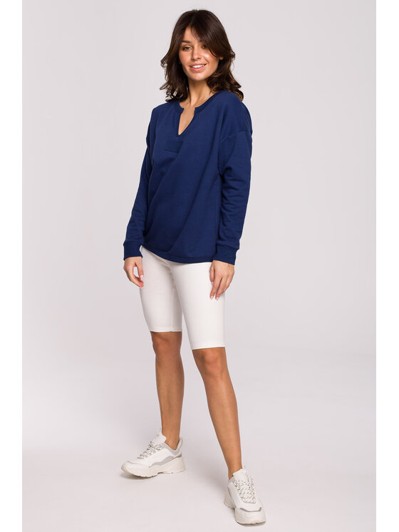 BeWear BeWear Felpa B225 Blu Comfort Fit