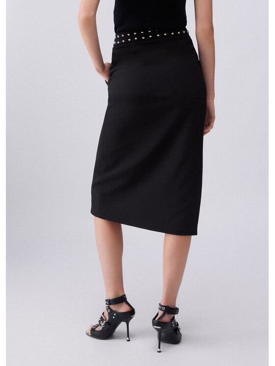 Liu Jo Liu Jo Spódnica midi WA6109T252722222 Czarny Slim Fit