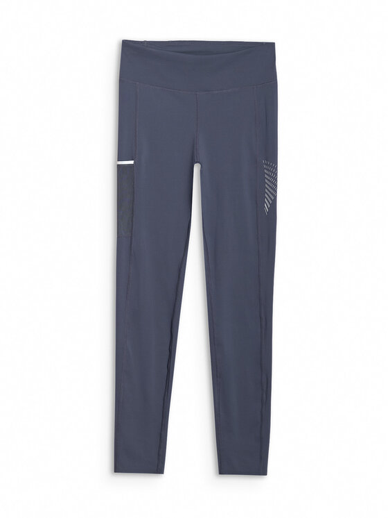 4F 4F Legginsy BLAST Szary ciemny Slim Fit