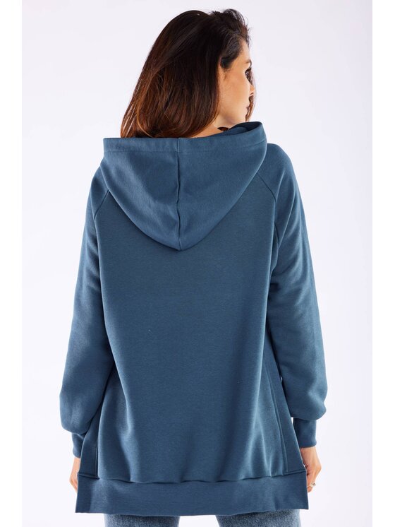 Infinite You Infinite You Mikina M280 Modrá Basic Fit