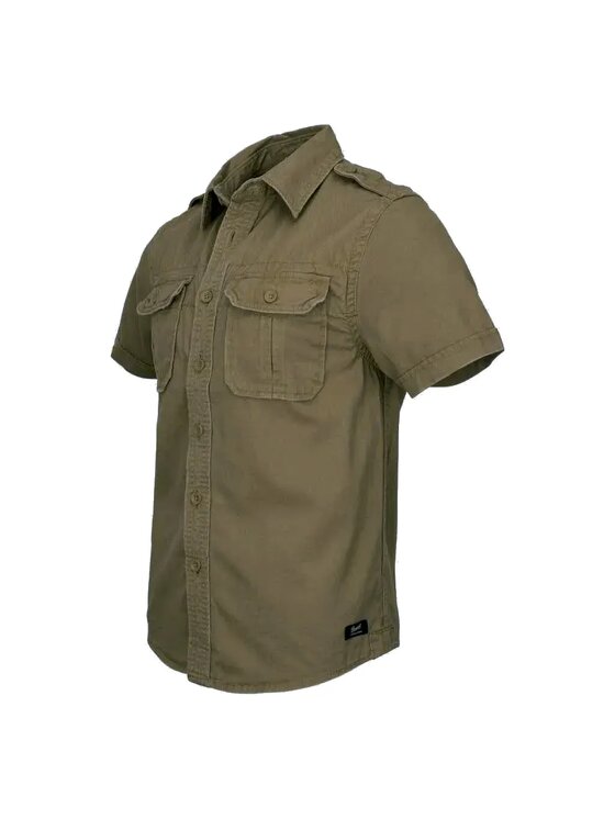 Brandit Brandit Koszula 4024.1.6XL Zielony Vintage Fit