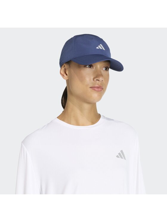 adidas adidas Czapka z daszkiem RUNNING ESSENTIAL CLIMACOOL 6 PANEL BASEBALL Niebieski jasny