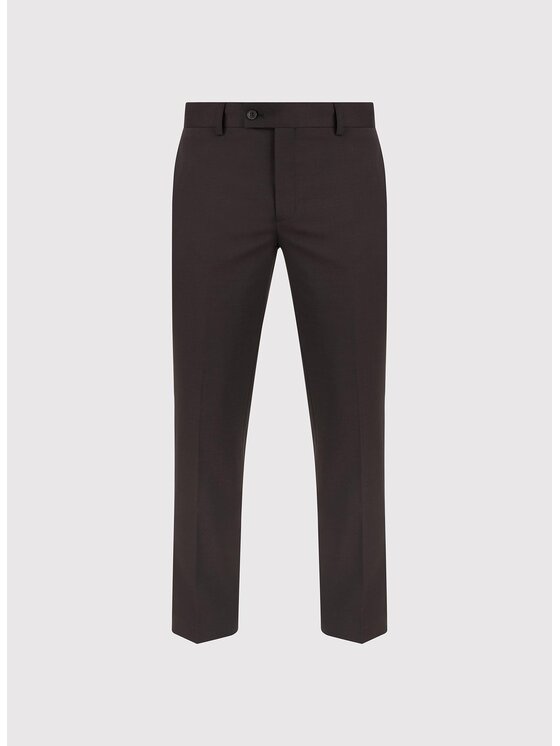 Pako Lorente Pako Lorente Spodnie garniturowe P25WF-6G-008 Brązowy Super Slim Fit