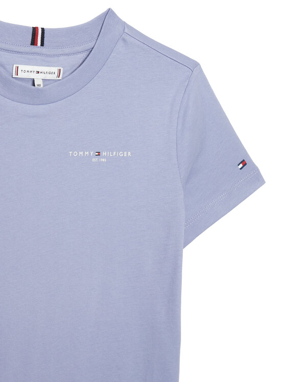 Tommy Hilfiger Tommy Hilfiger T-Shirt Mini Corp KS0KS00661 D Niebieski Regular Fit