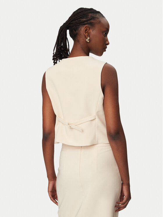 Rinascimento Rinascimento Gilet da completo CFC0128265003 Beige Slim Fit