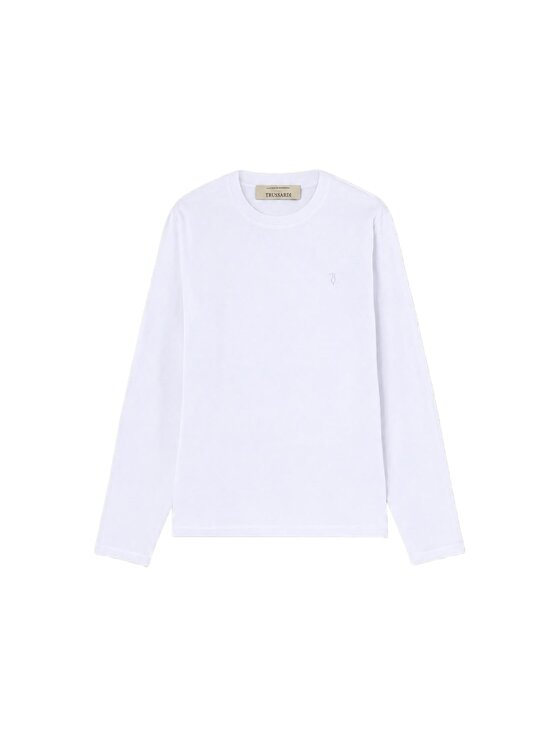 Trussardi Trussardi T-Shirt G0238100040N001 Biały Regular Fit