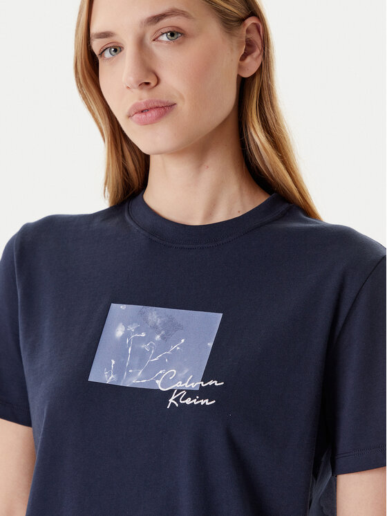 Calvin Klein Jeans Calvin Klein Jeans T-Shirt LV047C855G Granatowy Regular Fit